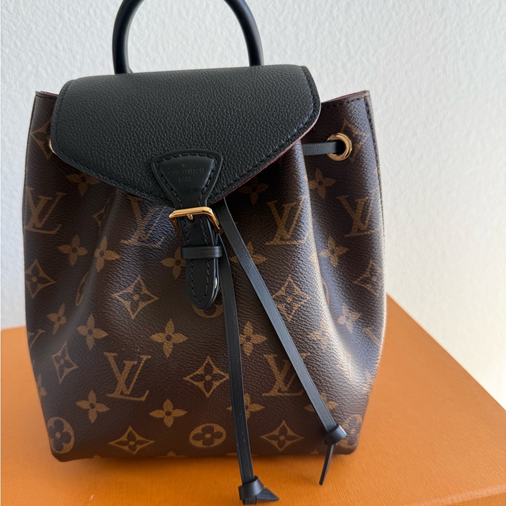 Louis Vuitton Montsouris NM BB Monogram Noir Backpack